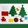 Leiky Life Christmas Tree Felt Art Activity Kit, Build Your Own Table-Top Tree, Perfect for Kids, Small Spaces, Vacations, XMAS1