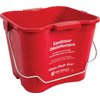San Jamar Kleen-Pail® Plastic Cleaning Bucket 8 Quarts Red