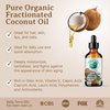 Bella Terra Oils - Organic Fractionated Coconut Oil 8 oz - Experience the Purity of Liquid Coconut, Bursting with Essential Fatty Acids, Elevate Your Skin Rituals