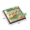 Colaxi Miniature Dollhouse Agricultural Tools Decoration Kids Children Toy Gift Tool /6 1/12 Doll Garden, Vegetable plot
