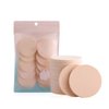 12pcs Women's Soft Makeup Beauty Eye Face Foundation Blender Facial Smooth Powder Puff Cosmetics Blush Applicators Round Sponges Use for Dry and Wet