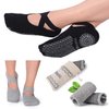 Ozaiic Yoga Socks for Women Non-Slip Grips & Straps, Ideal for Pilates, Pure Barre, Ballet, Dance, Barefoot Workout