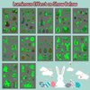 Partywind 132 PCS (12 Sheets) Luminous Easter Temporary Tattoos for Kids Basket Stuffers, Glow Easter Decorations Party Favors Supplies, Easter Games for Toddlers Boys Girls
