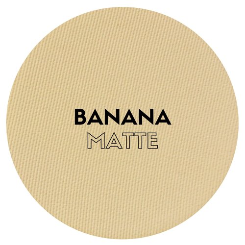 Banana Setting Highlighting Pressed Powder Makeup - Yellow Under Eye Concealer, Color Corrector, Contour Highlight Palette Refill Magnetic Pan 37mm, Professional Cosmetics, Paraben Gluten Cruelty Free