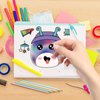 24Pcs Cartoon Make a Face Stickers,Birthday Party Favors Party Supplies,Different Role Crafts Sticker.