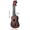 Toddmomy Kids Ukulele Toys 4 Strings Toddler Ukulele Kids Guitar Ukulele Musical Instrument Early Education Toys for Kids Toddler Beginners