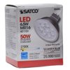 SATCO S9495 Reflector LED Light Bulb MR16 6.5 Watt 12 Volt 2700K Warm White Light 40 deg. Beam Angle; GU5.3 Base (12 LED Light Bulbs)