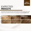 Fedulili Hair Dye Shampoo 3-in-1 Champu Para Canas Mujer, Instant Light Brown Herbal Hair Color Treated Shampoo, Long Lasting Easy to Use, for Women Men Christmas Gift, 500ml