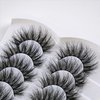 CHUN-YAN Lashes - 18mm Wispy Mink Lashes for a Stunning Eye Look - 8D Faux Mink Fluffy and Volume Lashes - 7 Pairs Pack, Easy to apply and Reusable, Comfortable and Durable - CYB08