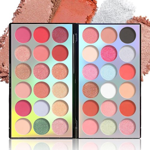 YBUETE 36 Colors Eyeshadow Palette Makeup, Matte & ShimmerEye Shadow Make Up Gift Set, Vegan & Cruelty Free
