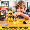 USA Toyz Truck Bots Construction Truck Robots for Kids - 4-in-1 STEM Robot Toy Truck Take Apart Toys for Boys and Girls, 19pc Robot Construction Vehicles Truck Building Toys Kit with Toy Screwdriver