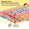 Mideer 6-in-1 Magnetic Board Game Set, Portable Board Game Book, Beginner Classic Board Games Chess Set for Kids, Travel Road Trip Game for Ages 3 4 5 6 - Museum Adventure