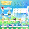 Dragon Hanging Swirls Decorations 30Pack Magical Party Supplies Decorations Ceiling Decorations for kids Boys Children’s Party Decor