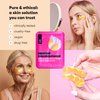 Under Eye Mask & Under Eye Patches (30 Pairs) - Gold Eye Mask with Collagen & Amino Acid, Cooling Eye Care for Wrinkles, Puffy Eyes & Dark Circles, Brightening Skincare Treatment, Vegan & Cruelty free