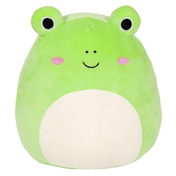 Squishmallow Official Kellytoy Plush Pets Squad Dogs Cats Bunnies Frogs Squishy Soft Plush Toy Animals (Wendy Frog, 8 Inch)