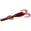 Zoom Bait Baby Brush Hog Bait-Pack of 12 (Red Bug, 5 1/2-Inch)