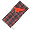 E-TING Sleeping Bag Christmas Accessory for elf Doll (Red-Blue Plaid)