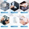 Inbagi 100 Sets Memorial Angel Sign Coins Set Funeral Pocket Token Lucky Pocket Angel Coins Heart Hug Token Poem Cards Organza Gift Bags Celebration of Life Favors Angel Charms Presents for Family