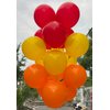 JODIDI 60 Pcs 12-Inch Latex Balloons in Yellow, Orange, and Red - Perfect for Thanksgiving Day, Valentine's Day, Graduations, Birthday, Fall Celebrations,Baby Shower, and Party Decorations