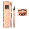 Eyebrow Pencil, Microblading Eyebrow with 4-Fork Tip Magic Brow Tattoo Pencil for Women, Waterproof, Long Lasting Eyebrow Makeup (Dark coffee)