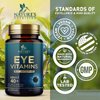 Eye Vitamins & Mineral Supplement, Contains Lutein, Zeaxanthin, Bilberry & Zinc, Supports Eye Strain, Vision Macular Health & Dry Eyes for Adults with Vitamin C & E, Lycopene, Non-GMO - 60 Capsules