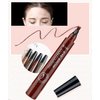 Eyebrow Pencil - Eyebrow Microblading Pen - Eye Makeup Eyebrow Pen Micro 4 Point Brow Pen Lift Long-Lasting Waterproof Natural Eyebrow Hair , Eyebrow Makeup, and Smudge-proof