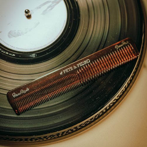 Pete &amp; Pedro Premium Cushion Men’s Styling Hair Brush &amp; Classic Comb Set | 9-Row 8” Brush &amp; 7” Re...