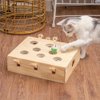 OCACA Cat Toy, Interactive Whack-a-mole Solid Wood Toys for Cats