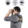 Trummul Binocular Harness Strap Best Chest Harness Strap for Hunters Photographers and Golfers (Black)