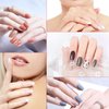Short Nail Tips - Buqikma 500PCS French Short Style Nail Tip Natural Acrylic Nail Tips 10 Sizes False Nails for Nail Salon (Natural)
