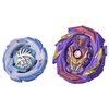 Beyblade Burst Surge Dual Collection Pack Hypersphere Command Valtryek V5 and Slingshock Morrigna M4 Battling Game Top Toys
