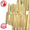 Bonka Bird Toys 2943 PK24 2" Natural Jute Sticks Foot Talon Craft Part Bird Toys Conure Quaker Cockatiel and Similar