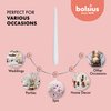 BOLSIUS Unscented 10 Inch Dinner Candles, 10 Pack - 8 Hour European Quality Smokeless Dripless Taper Candles for Home Décor