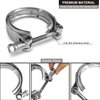 AKIHISA 2.75 Inch V Band Clamp-Stainless Steel_304, for Turbo Exhaust Down pipes Flange Kit, Racing Ford Pickup Truck Exchange Exhaust Accessories