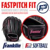 Franklin Sports Fastpitch Softball Glove - Fastpitch Pro - Adult and Youth Softball Mitt - Infield and Outfield - Pink 12" - Left Hand Throw