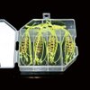Dyxssm Fishing Feeder Carp Fishing Hooks with Fishing Spring Carp Feeder (Pack of 4) (Green, 10#)