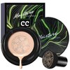 Mushroom Heads Air Cushion Cc Cream,Air Cushion Cc Cream,Bb Cream,Cc Cream Foundation Makeup For Mature Skin,Moisturizing Long Lasting Matte Conceale (02 Natural, 15g)