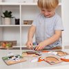 Wooden Puzzles for Toddlers 2-4 | Sports Puzzles | Wood Puzzles for Kids, Toddler Sports Toys for Toddlers, Basketball Toy, Football Toys, Baseball Toy, Soccer Toddler Puzzle 2 3 Year Old Boy