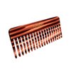 Amelia Beauty Cellulose Acetate 6in Rake Detangling Comb, Handmade, Smooth Edges, Eco-Friendly Plant Based Material, Course Teeth - Tortoise Shell Color
