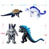 TwCare Set of 12 Godzilla x Kong: The New Empire, Dinosaur Dragon Toys Action Figures, Evolved Basic Exquisite Battle Roar B.E.A.S.T. Glove Shimo Frost Bite Mecha King Ghidorah Cake Toppers Pack