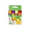 Badger Organic Lip Balm 4 Sticks Gift Set green Pack by grafton International, 2.4 Oz