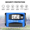 WERCHTAY 60A MPPT Solar Charge Controller 12v/24v Current Auto Focus MPPT Tracking Charge with LCD Display Dual USB Solar Regulator Charge Controller Multiple Load Control Modes