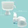 PRETTYLIFE 4PCS Miniature Toilet Seat for 1:12 Mini Dollhouse Bathroom Accessories Micro Landscape Scene Decoration