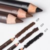 12Pcs brown eyebrow pencil, wooden hard-core eyebrow pencils, eyebrow pencil medium brown, eyebrow and eyeliner pencils, waterproof and sweat-proof, beginner makeup eyebrow pencil, medium brown