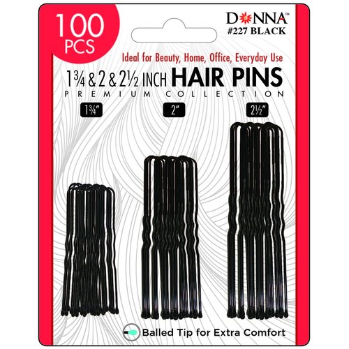 DONNA 1.75&quot; + 2&quot; + 2.5&quot; HAIR Pins 100pcs