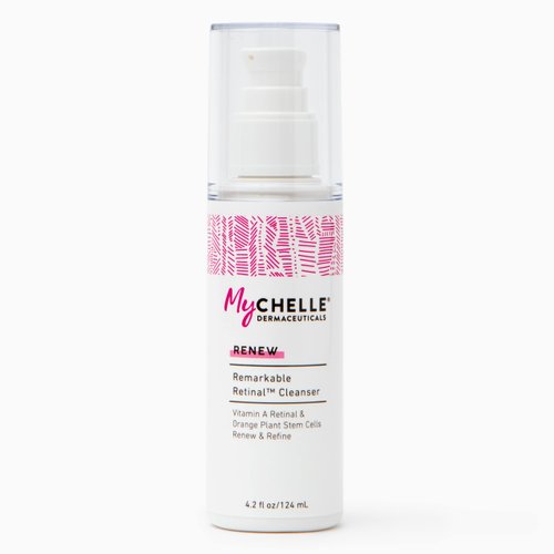 MyCHELLE Dermaceuticals Remarkable Retinal Facial Cleanser (4.2 Fl Oz), Renews and Refines Skin with Vitamin A Retinaldehyde and Orange Plant Stem Cells