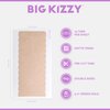 Big Kizzy Original Brown Double Sided Replacement Tape Tabs for Hair Extensions - Strong Hold and Residue Free - 5-7+ Weeks of wear - 60 tabs