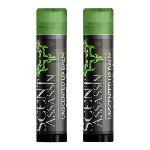 Scent Assassin Unscented Lip Balm, 2-pack
