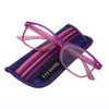 EYEGUARD 4 Pack Reading Glasses for Women Fashion Colorful Gradient Readers