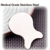 FeelFree Sport Stainless Steel GuaSha Tool- Facial Gua Sha Scraping Massage Tool- Face Body Care SPA, for Facial Lifting, Anti-Aging, Anti-Wrinkle